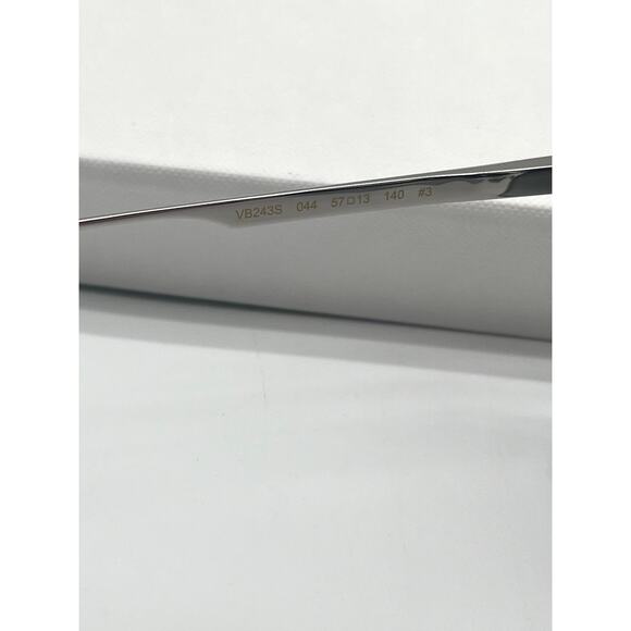 VICTORIA BECKHAM NEW Coin-Edge Navigator Sunglasses, Full Inclusion, Silver main image 11